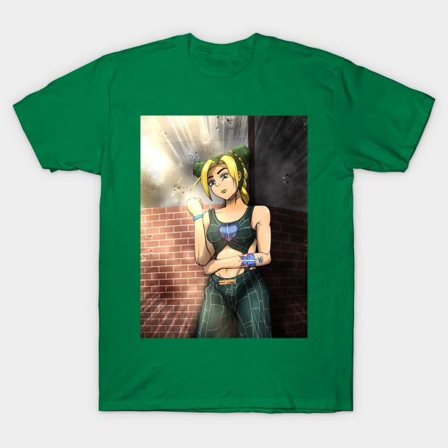 Jolyne Cujoh T-Shirt by CaioAD